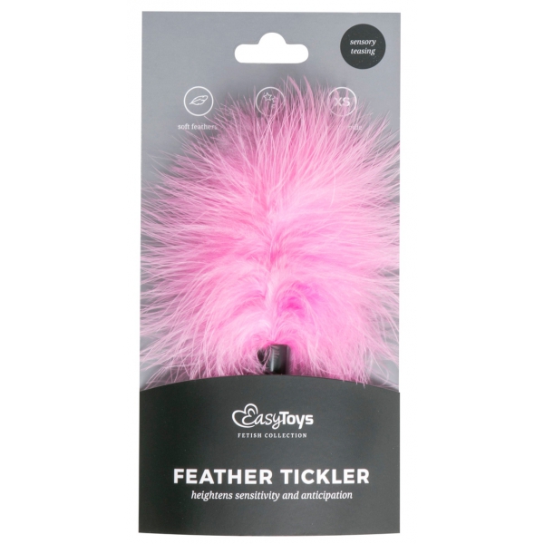 Erotickler Mini Feather duster 18.5cm Pink