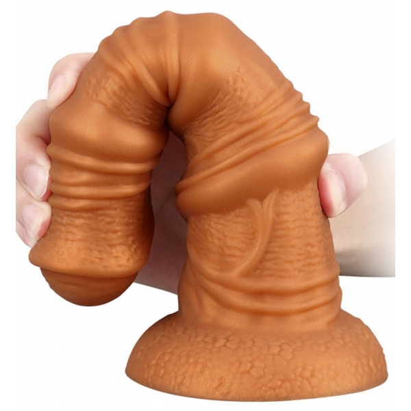 Dildo in silicone RibHorse 21 x 5,5 cm