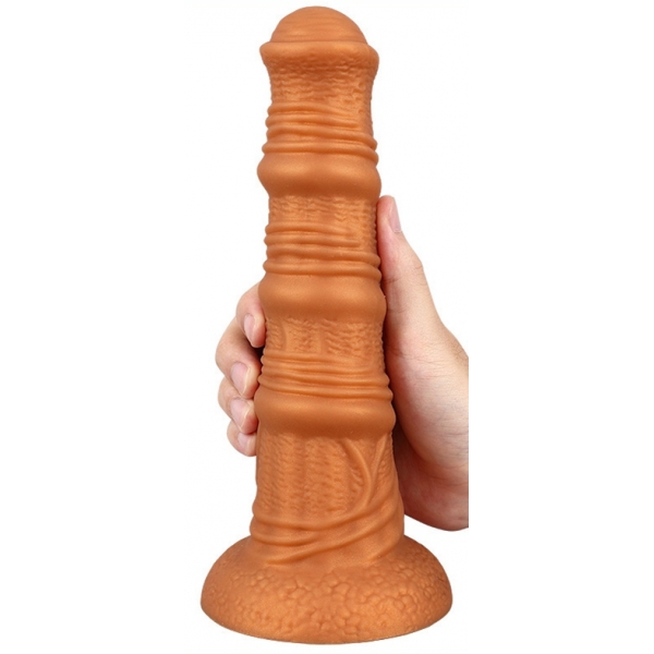 Dildo in silicone RibHorse 21 x 5,5 cm