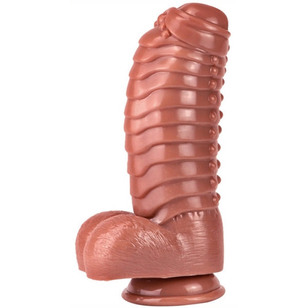 Dildo Monster Carapace 22 x 10cm Castanho