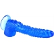 Monster Ribby Dildo 22 x 5cm Blauw