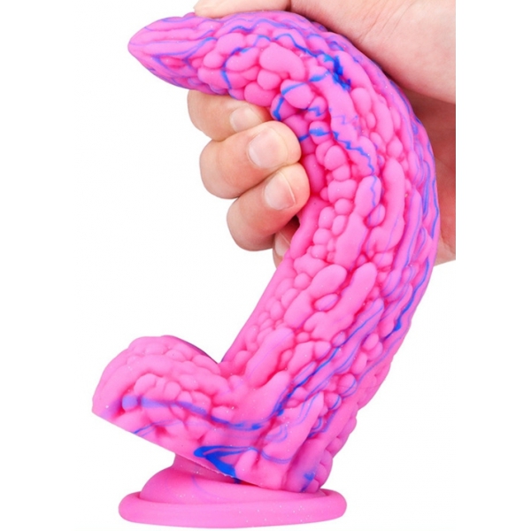 Kukur Dildo 16 x 4cm Rosa-Blau