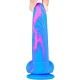 Dildo Banadick 15 x 4cm Blau-Rosa