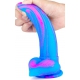 Dildo Banadick 15 x 4cm Blauw-Roze