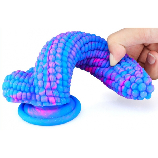 Dildo Mais 16 x 4cm Blau-Rosa