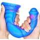 Dildo Dog Longo 26 x 6cm Azul-Rosa