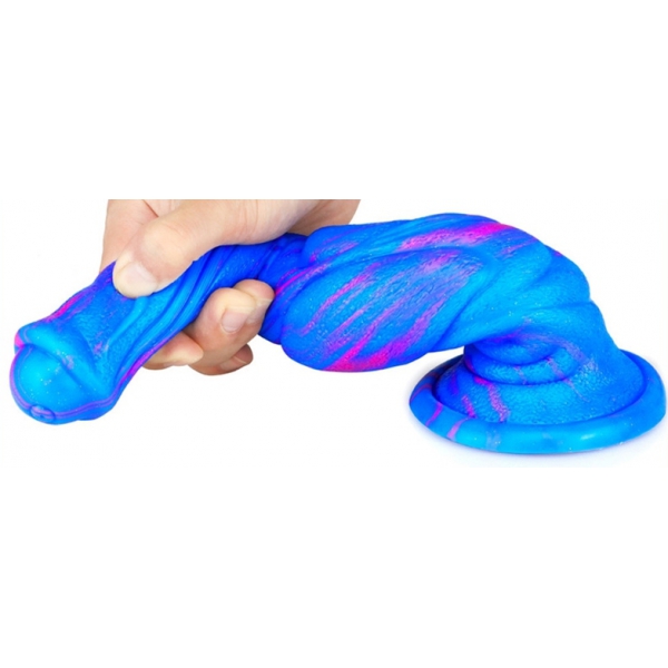 Dildo Dog Longo 26 x 6cm Azul-Rosa