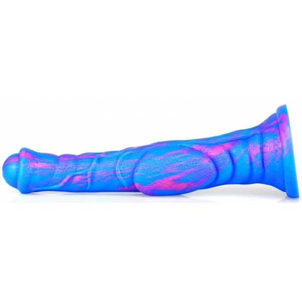 Dildo Dog Longo 26 x 6cm Azul-Rosa