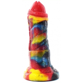 F*CK MY COLOR Dildo Nox 18 x 6cm Multicor