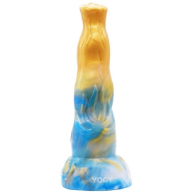 F*CK MY COLOR Dildo Lupkal 19 x 5,5 cm Oro-Blu