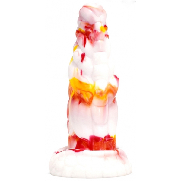 Dildo Pythor 17 x 6cm White-Orange