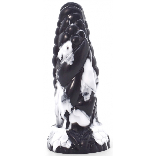 Pythor Dildo 17 x 6 cm Nero-Bianco