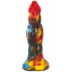 Wolorz Dildo 20 x 6cm Mehrfarbig