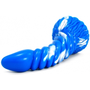 F*CK MY COLOR Arkan Dildo 18 x 5cm Blue-White