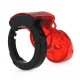 Adjustable chastity cage 10 x 3.5cm Red