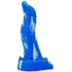 Eidechsen-Dildo 20 x 5cm Blau-Weiß