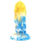 Dragonis Dildo 16 x 5.5cm Gold-Blue