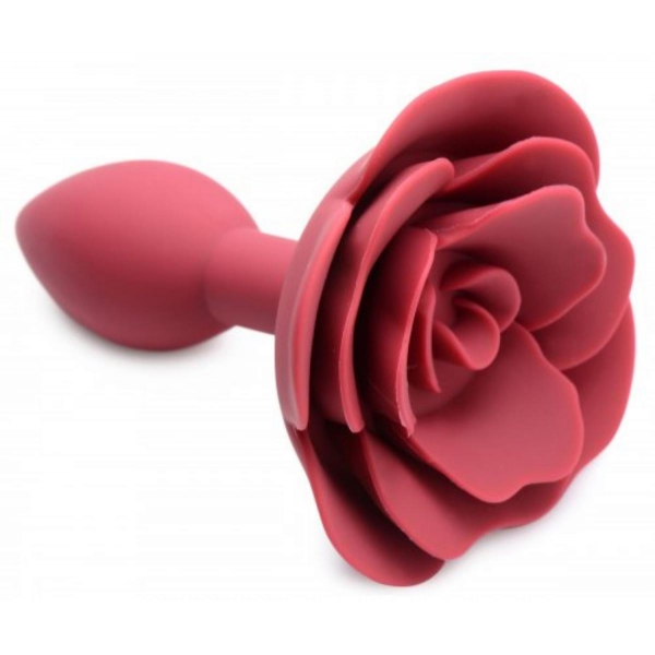 Plug Blum de silicona con rosa 7,5 x 3cm