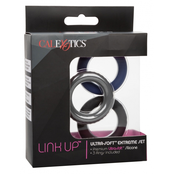 Set of 3 Link Up Extreme 38mm cockrings