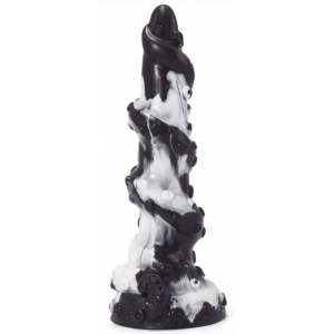 F*CK MY COLOR Seapok Dildo 19 x 6cm Schwarz-Weiß