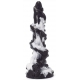 Dildo Seapok 19 x 6 cm Nero-Bianco