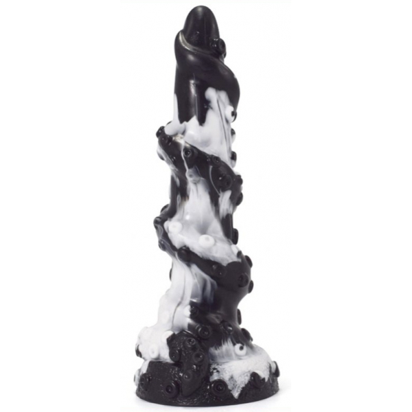 Seapok Dildo 19 x 6cm Schwarz-Weiß