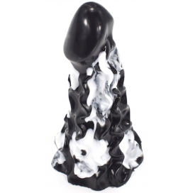 Graffiti Multicolor Butt Plug - 15 Black