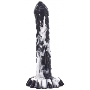 F*CK MY COLOR Dildo Nagal 21 x 4 cm Nero-Bianco