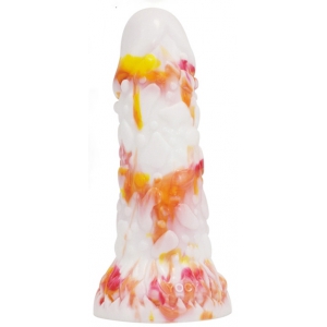 F*CK MY COLOR Dildo Toadyk 17 x 6 cm Bianco-Arancione