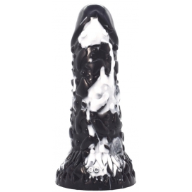 F*CK MY COLOR Dildo Toadyk 17 x 6 cm nero-bianco