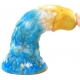 Dildo Toadyk 17 x 6 cm oro-blu