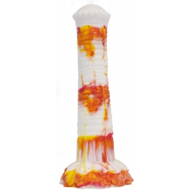 Dildo Tork 23 x 5,5cm Laranja Branca