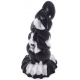 Spina Skarix 15 x 6 cm Nero-Bianco