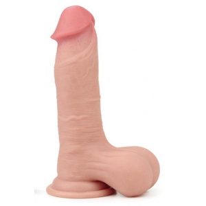 LoveToy SlidingSkin Dildo realistico a pelle scorrevole 15 x 5cm