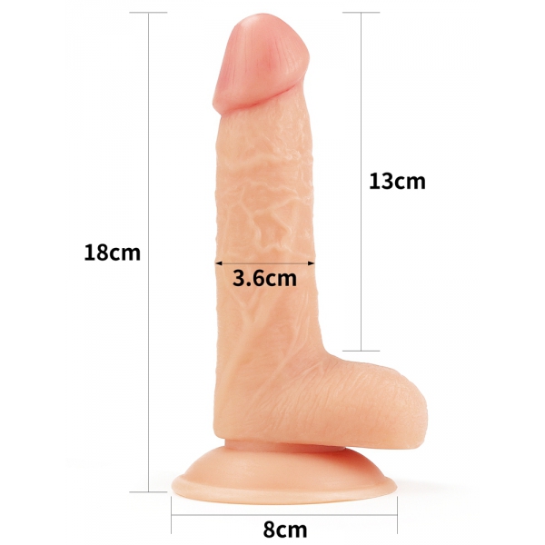 Realistische Dildo Zachte Kerel 13 x 3.5cm