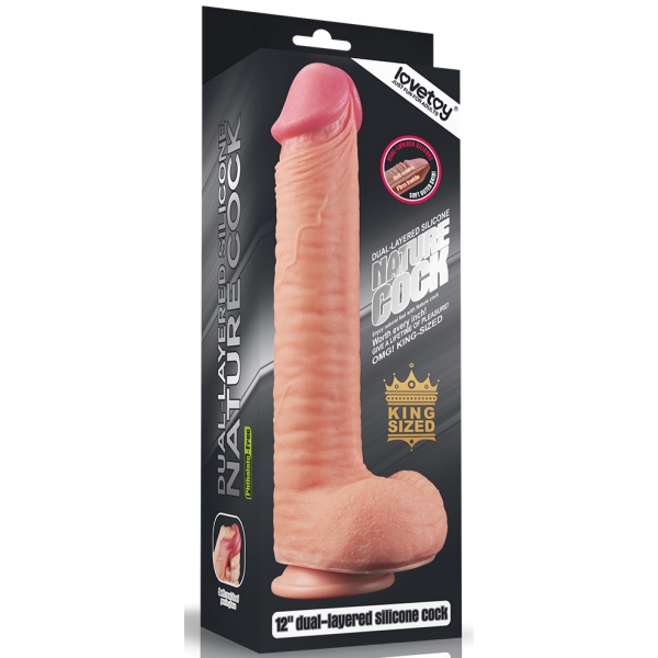 Realistic Dildo King Size XL Nature Cock 25 x 6cm