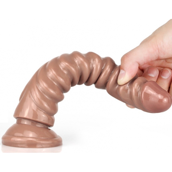 Dildo Monster Squel 20 x 4,5 cm Marrone chiaro