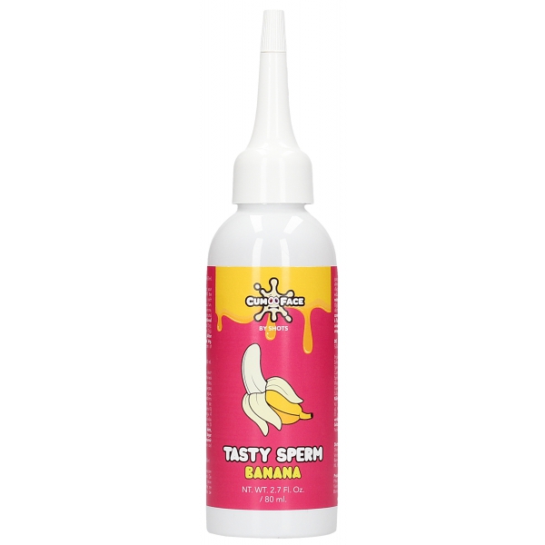 TASTYSPERM aromatisiertes Wasser für Cum Face - Banane 80ml