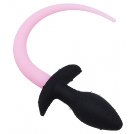 Kinky Puppy Luminous Puppy 8 x 3.2cm Pink Glow-in-the-Dark Dog Tail Plug