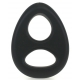 Buraco de silicone Ballstretcher Cock Cock Black