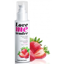 Love to Love Love Me Tender Strawberry Massage Oil 100ml