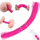 Double Vibrating Dildo Pyrios Pink 35 x 3.5cm