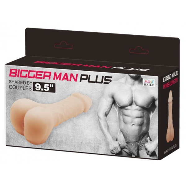 Funda para el pene Bigger Man + masturbador 15 x 5cm