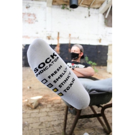 Chaussettes blanches SMELLY Sk8erboy