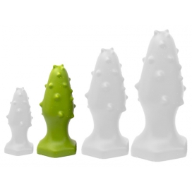 Silicone plug Monster Spike M 12 x 4.5cm Green