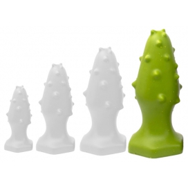 ToppedMonster Silicone plug Monster Spike XL 16 x 6.5cm Green