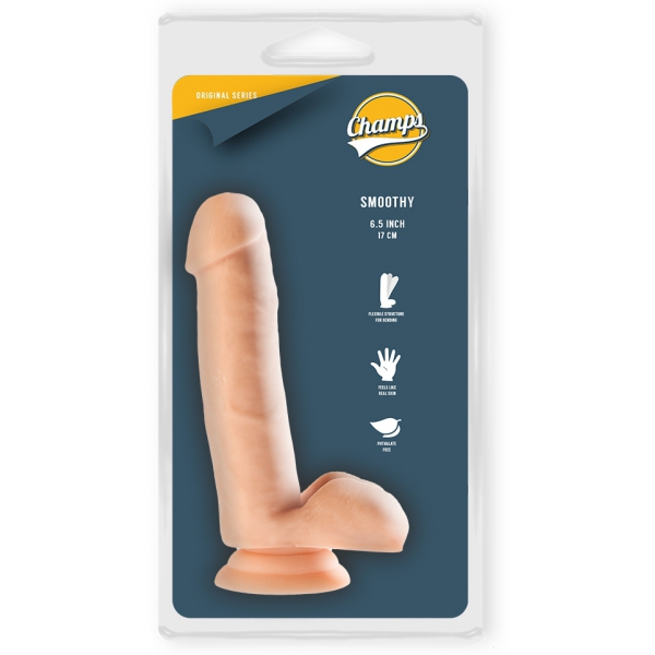 Campos lisos de Dildo realistas 14 x 3,7cm