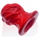 Plug Tunnel Oxballs PigHole Squeal FF 13 x 11,5 cm Rosso