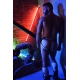 Verlichte Jockstrap RAVE LEGSTRAP Zwart