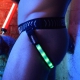 Bracelete iluminado RAVE LEGSTRAP Preto